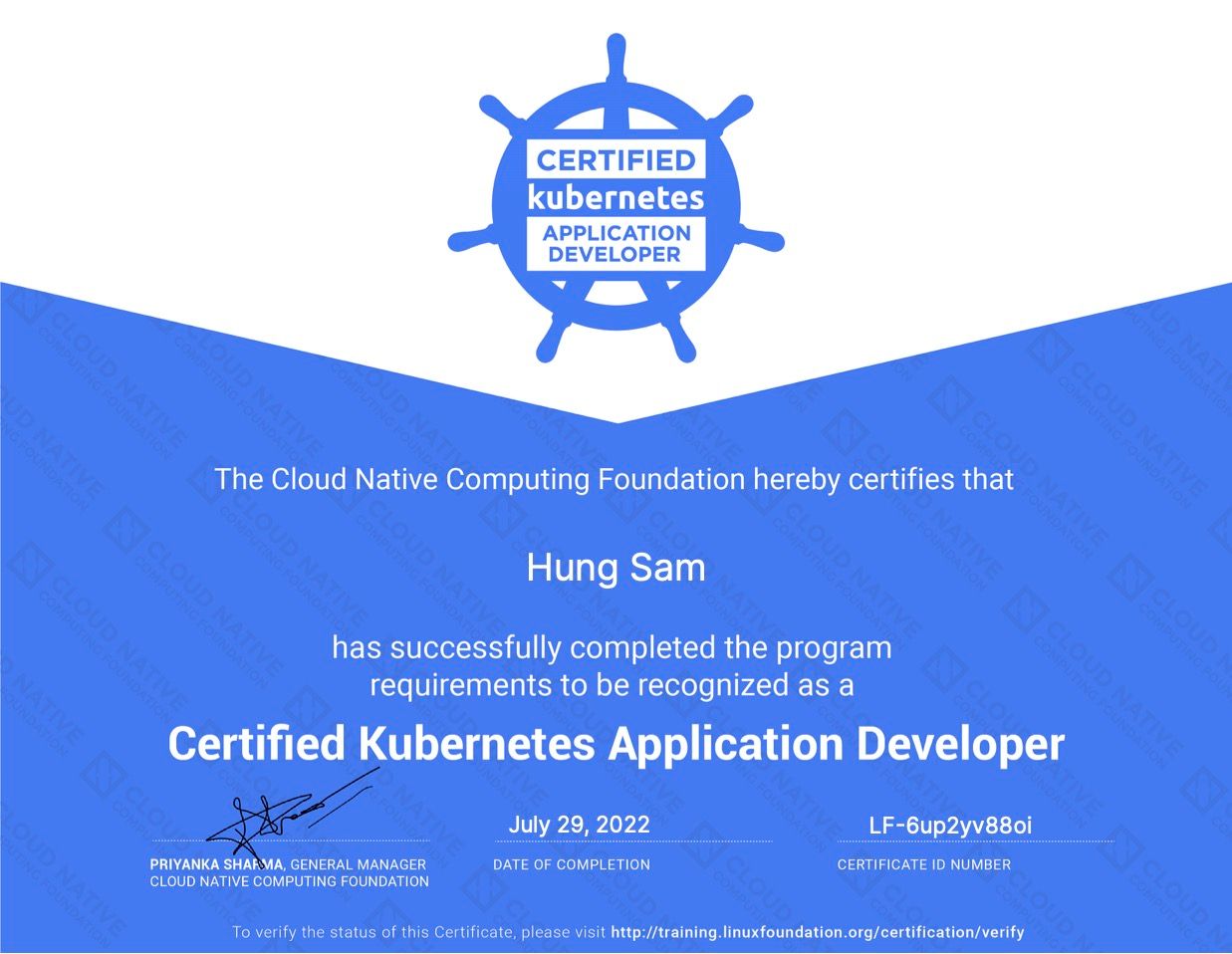 Certified Kunernetes Application Developer