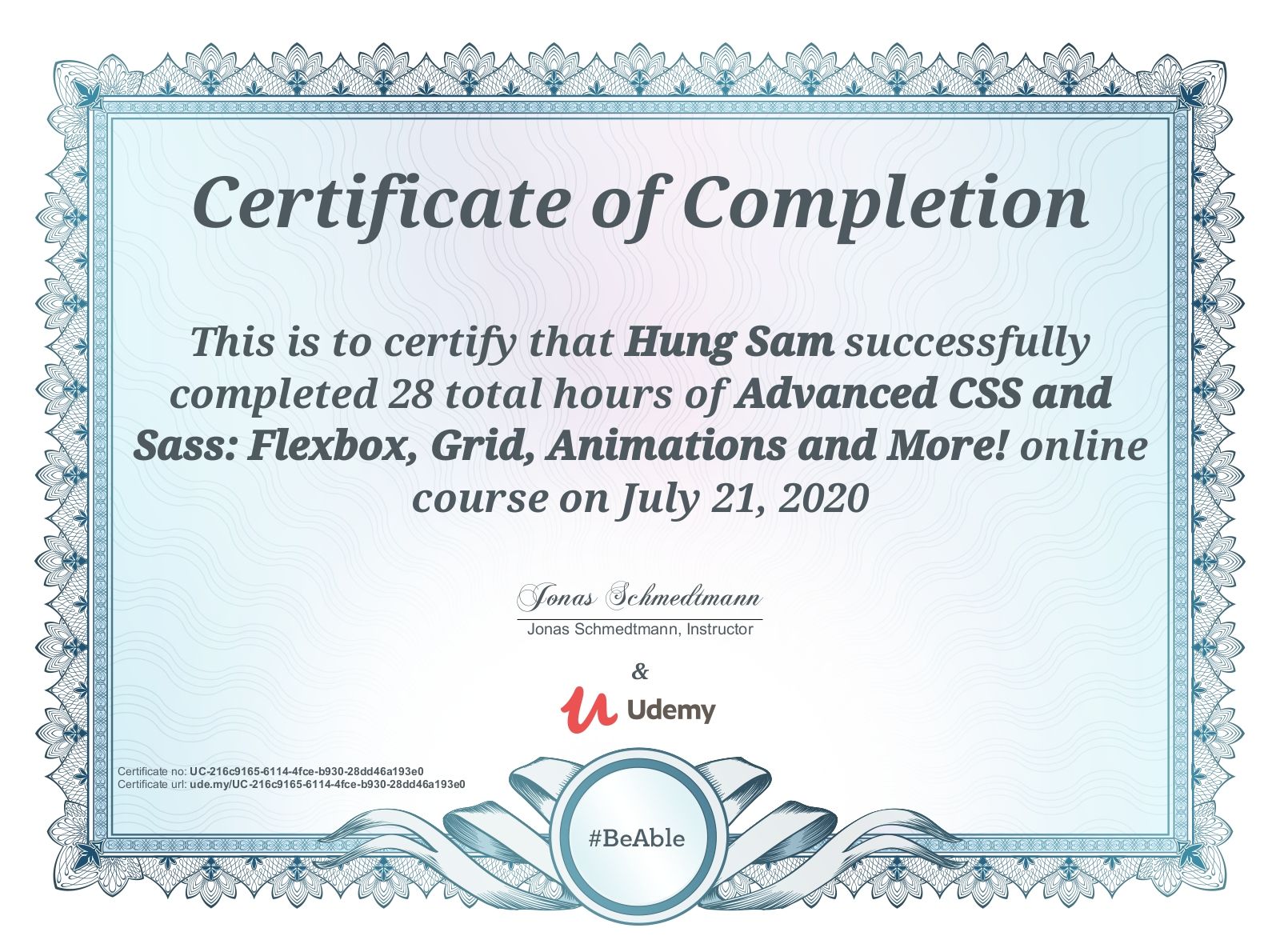 Advanced CSS and Sass